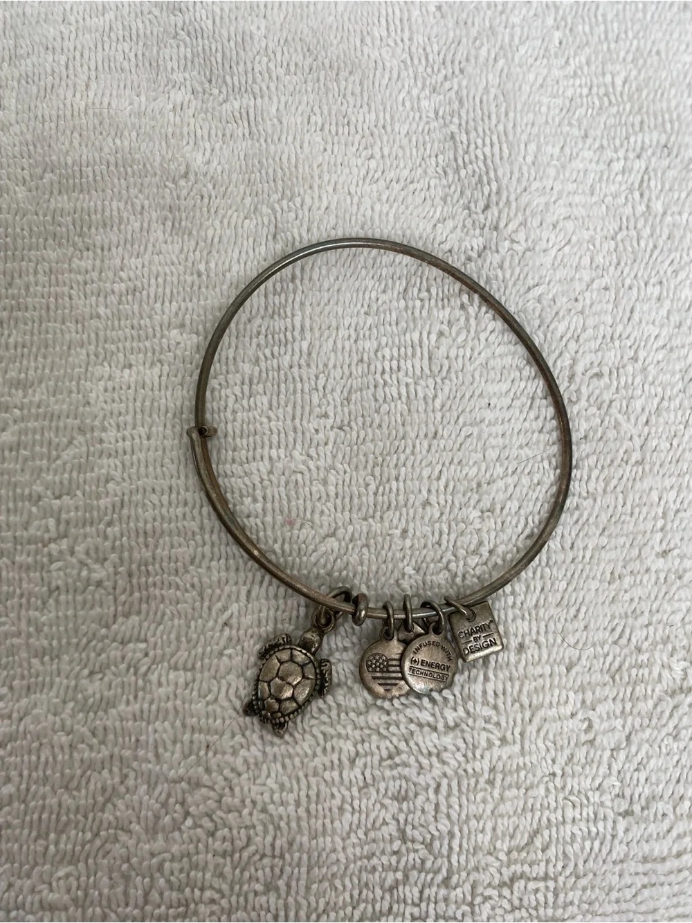 Alex and Ani + Lucky Women's 6 Piece Bronze Silver Gold Charm Bracelets Coastal